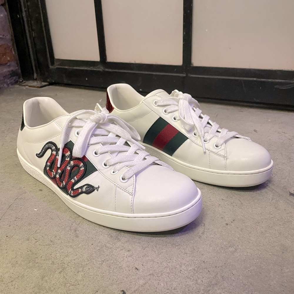 GUCCI Men’s Ace Embroidered Sneaker - US Size 8